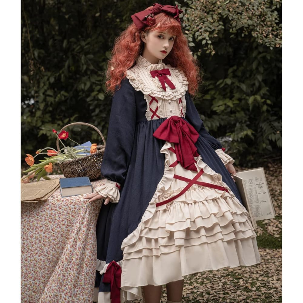 Amazon.co.jp: [SSUPTEMBER2] ワンピース ロリータ 長袖